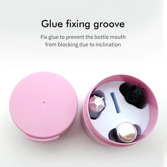 Elegant Eyelash Glue Storage Tank with Activated Carbon Filter and Airtight Sealing Mechanism