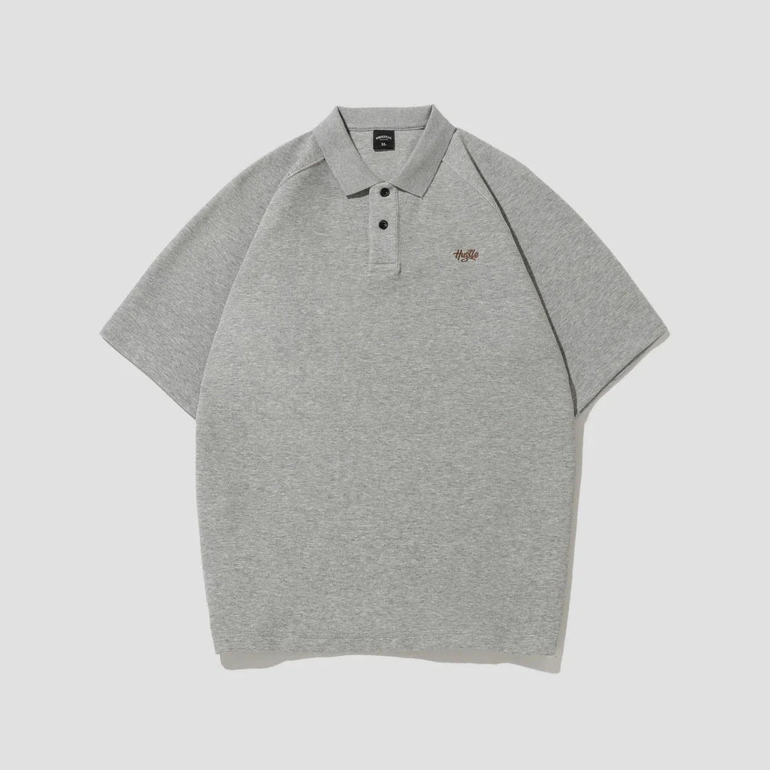 Stylish everyday raglan t-shirt for men in white, dark brown, and melange grey colours