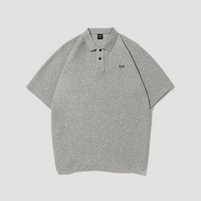Stylish everyday raglan t-shirt for men in white, dark brown, and melange grey colours