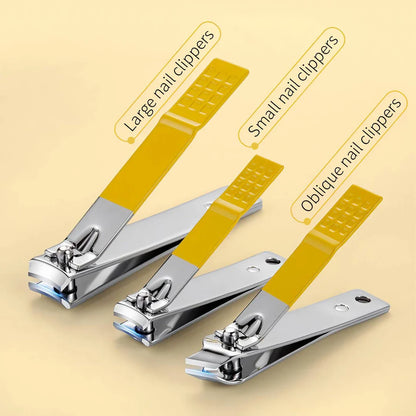 Premium Stainless Steel Nail Clipper Set with Portable Travel Case for Salon-Quality Grooming at Home