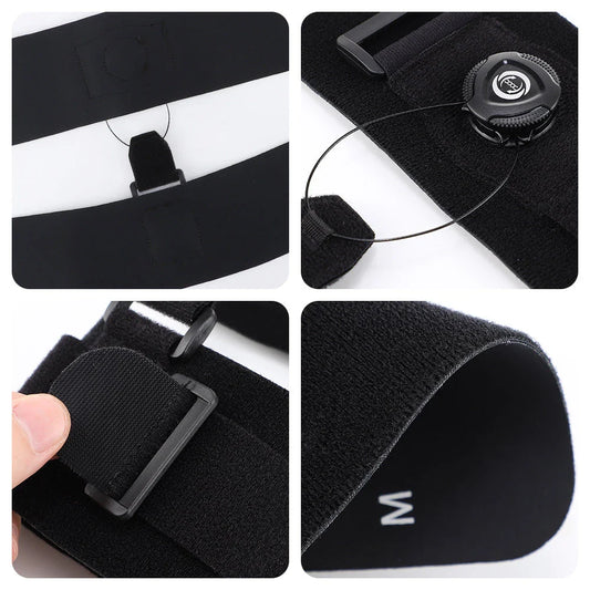 Adjustable foot drop support brace with swivel button and advanced split design for comfortable and secure mobility