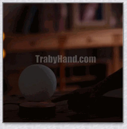 Lunamen Magnetic Levitating Moon Lamp with detailed lunar surface and floating above magnetic base