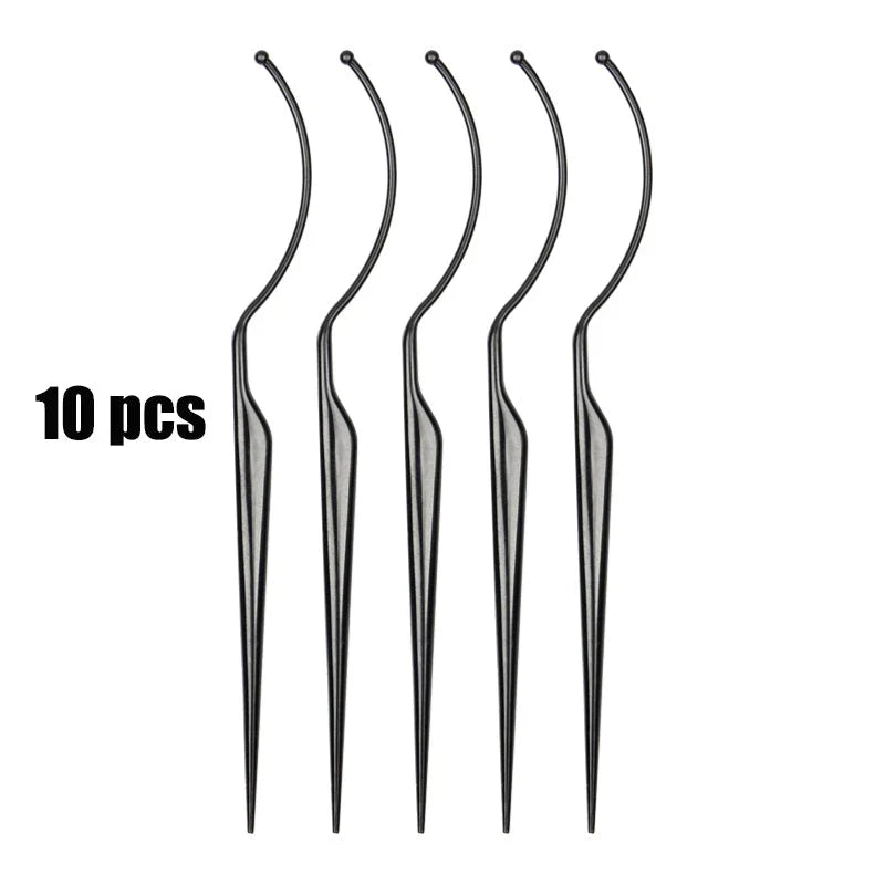 Elegant false eyelash display stand made of premium plastic with adjustable curvature for optimal lash presentation