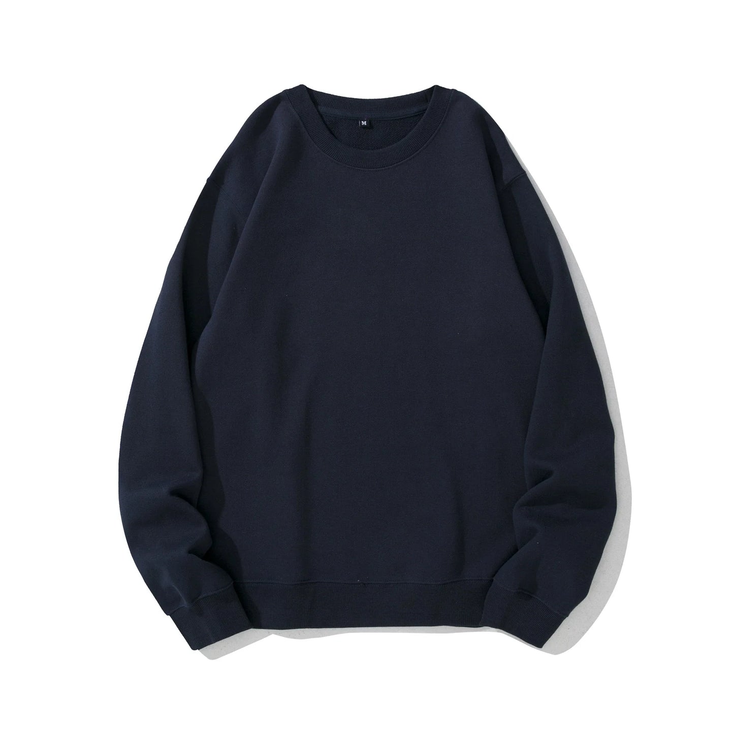 Premium heavyweight knitted jumper in a range of solid colours, made with soft cotton terry fabric for cosy comfort.