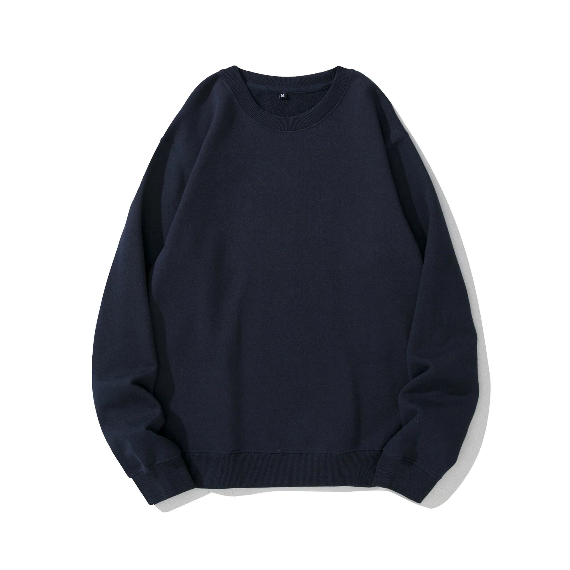 Premium heavyweight knitted jumper in a range of solid colours, made with soft cotton terry fabric for cosy comfort.