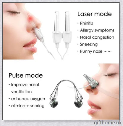 Allergy and Hay Fever Relief Laser Therapy Device - Revolutionary British-made nasal treatment for clearing congestion and restoring sense of smell