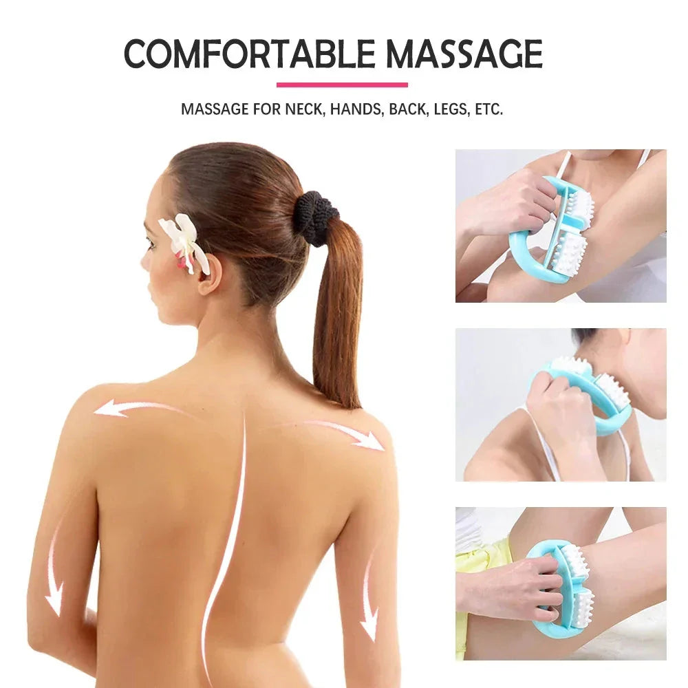 Premium Anti-Cellulite Massage Roller with dual rollers for targeted muscle relief and skin revitalisation