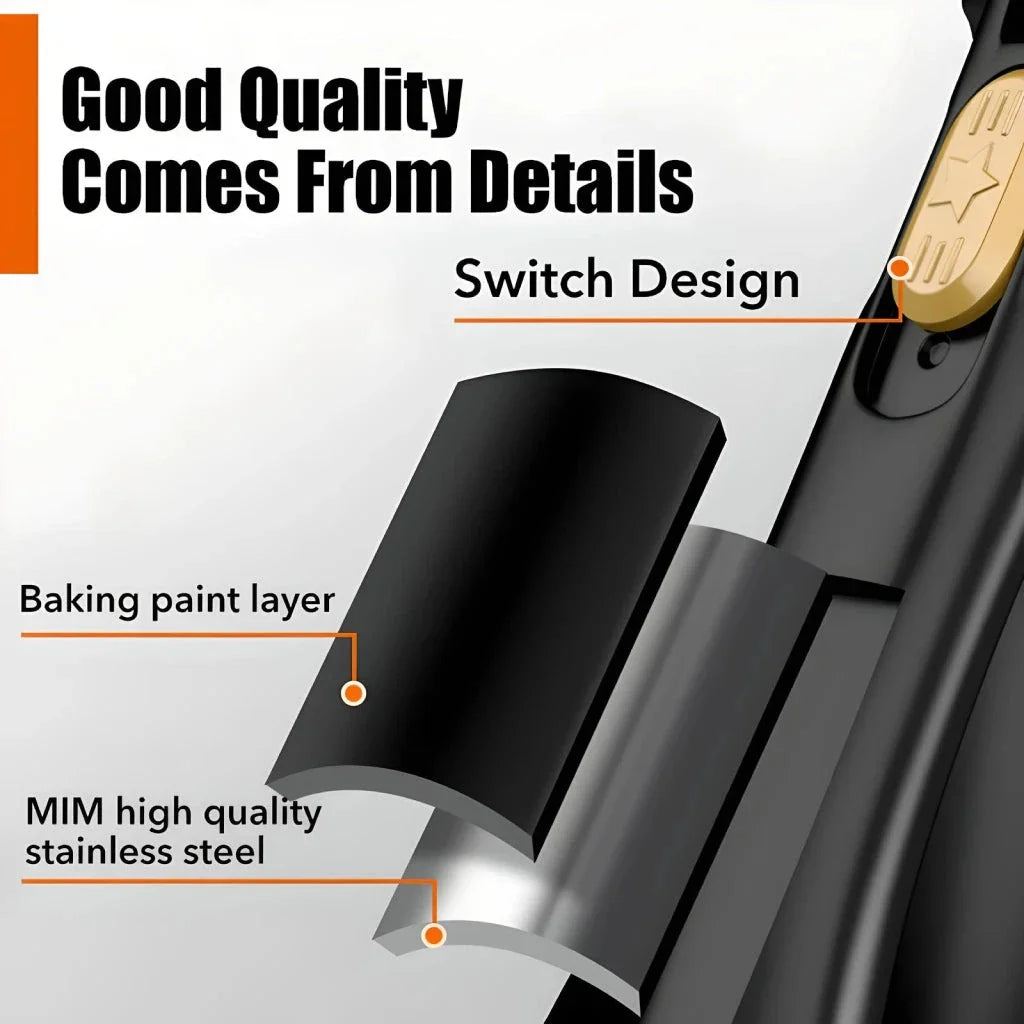 Premium stainless steel anti-splash nail clippers with ergonomic handle for effortless, mess-free nail grooming