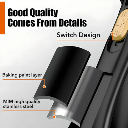 Premium stainless steel anti-splash nail clippers with ergonomic handle for effortless, mess-free nail grooming