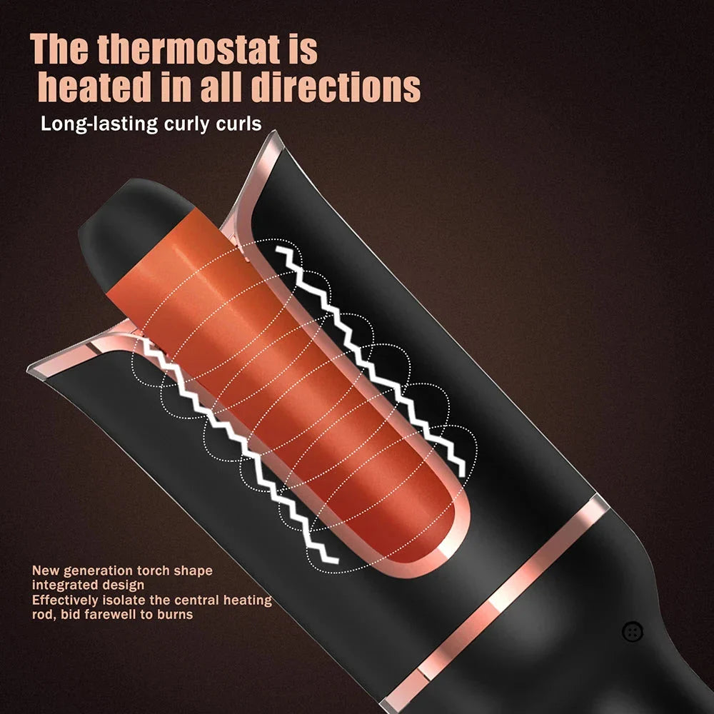 Professional Automatic Hair Curler with advanced ceramic technology for creating salon-quality curls and waves at home