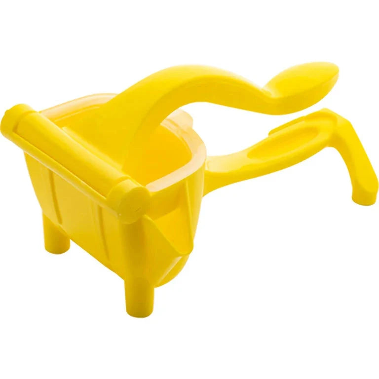 Premium manual fruit and citrus juicer with compact, portable design and multiple colour options