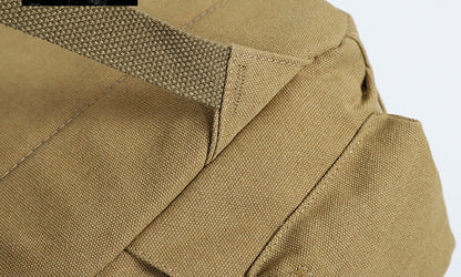 Premium canvas backpack with versatile design and spacious interior for British leisure, sports, and travel needs