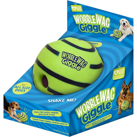 Giggle and Glow Dog Toy: An interactive playtime companion that captivates dogs with playful sounds and glow-in-the-dark features