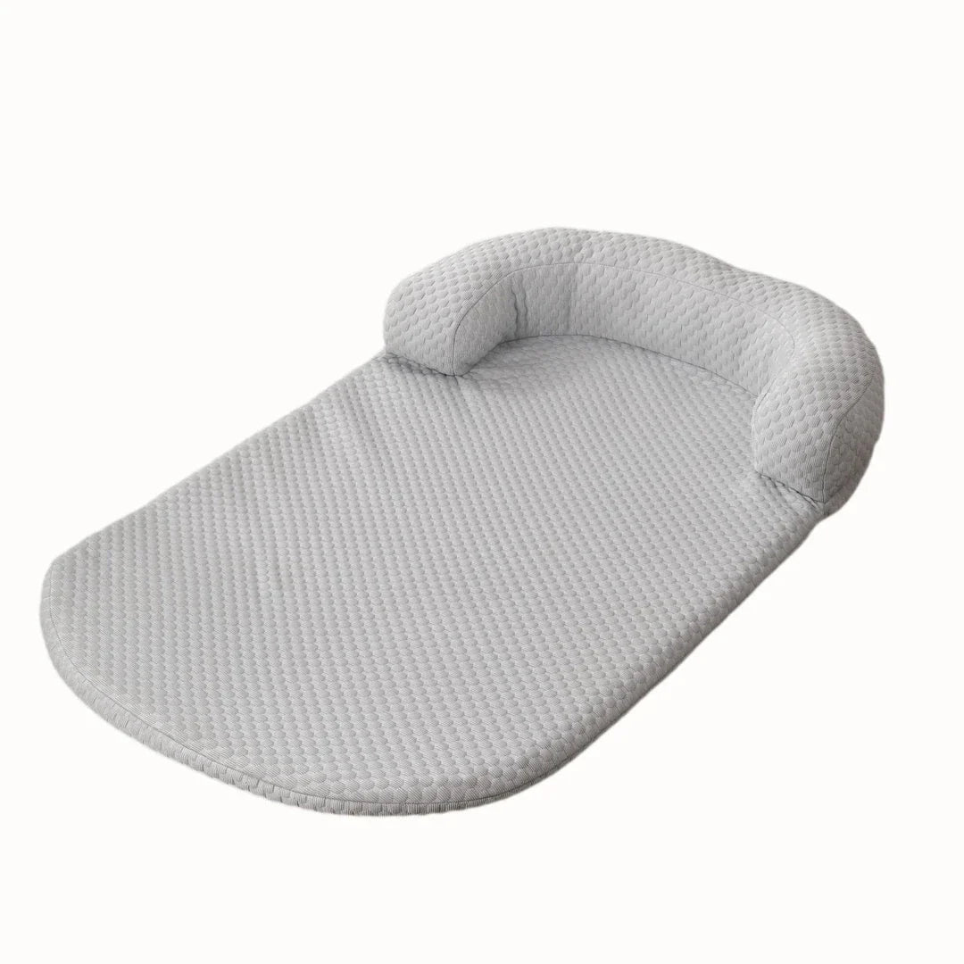 A breathable, ice-filled pet cooling mat in a variety of stylish colours for use in kennels, beds, or anywhere your pet lounges.