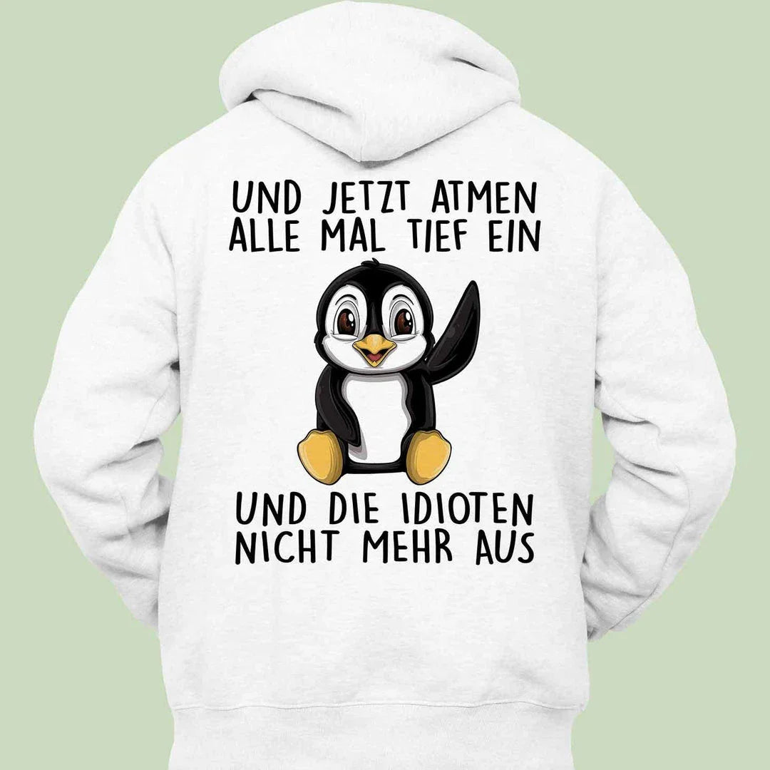 Premium plus size hoodie with customisable advertising print, available in a range of sizes and colours