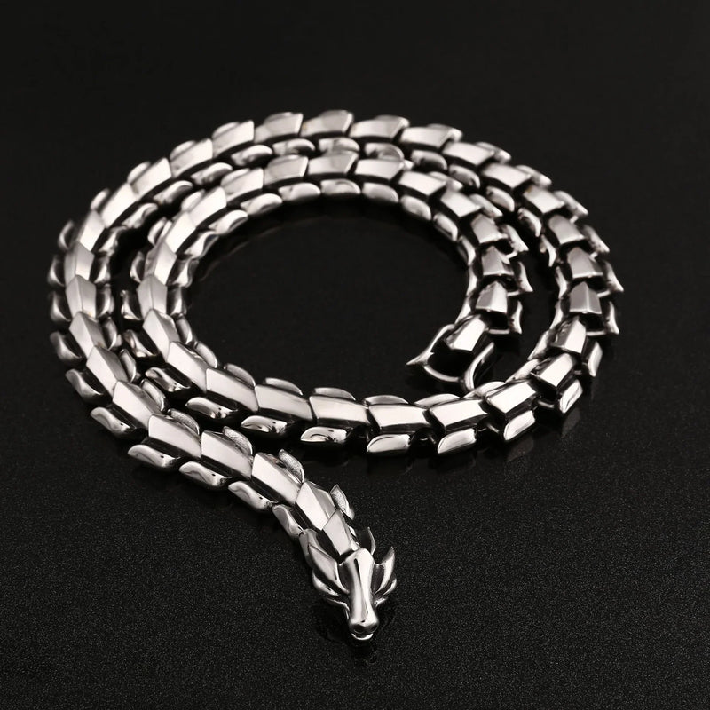 GiftHome UK Premium Titanium Steel Men's Necklace with Animal/Zodiac Designs