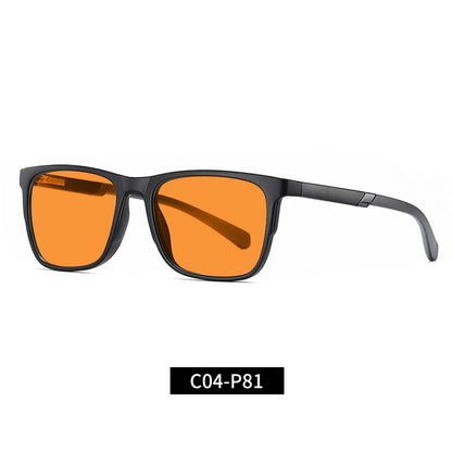 Cross-border Wild 2309 Orange Anti-Blue Light UV Glasses with stylish full-rim frame and protective lenses