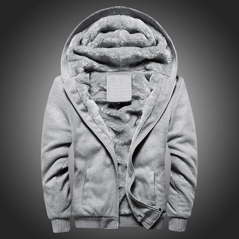 Premium padded velvet coat with thick insulating lining, available in various colours for stylish and sporty men in the UK