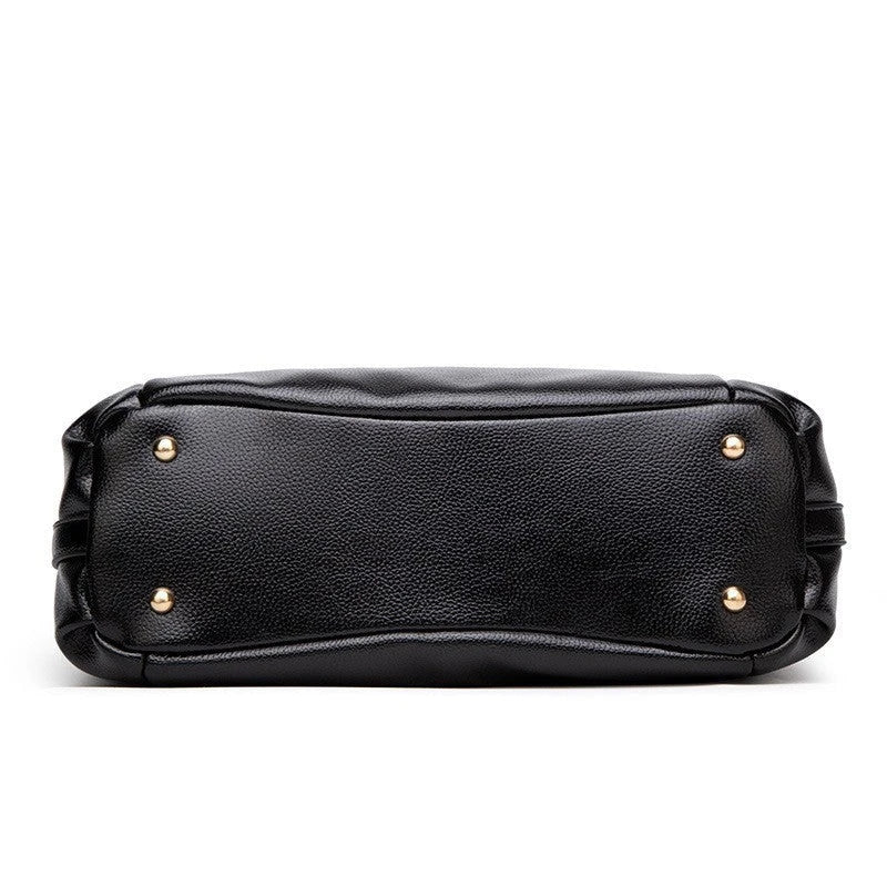 Premium Casual Chic Shoulder Bag in Blue colour, featuring a spacious interior, soft PU material, and a timeless design for the modern British woman.