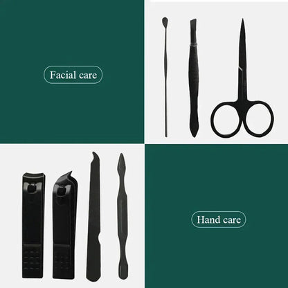 Premium 7-Piece Nail Clippers Kit for Manicure and Pedicure - Durable Stainless Steel Tools for Salon-Quality Grooming