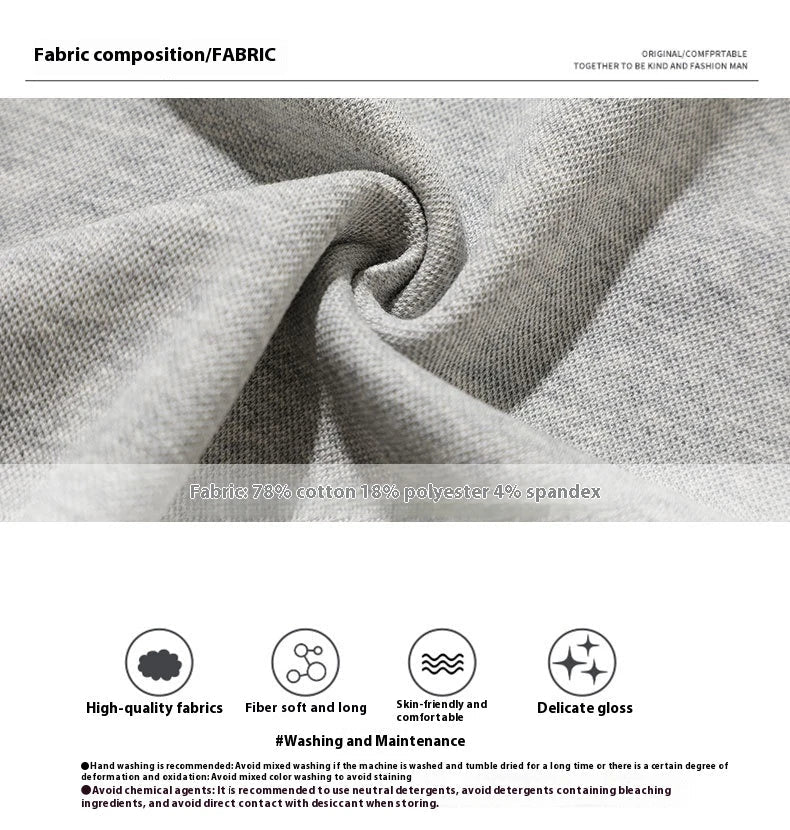 Refined cotton blend lapel shirt with half sleeves in a variety of colours, including brown, melange grey, and dark green