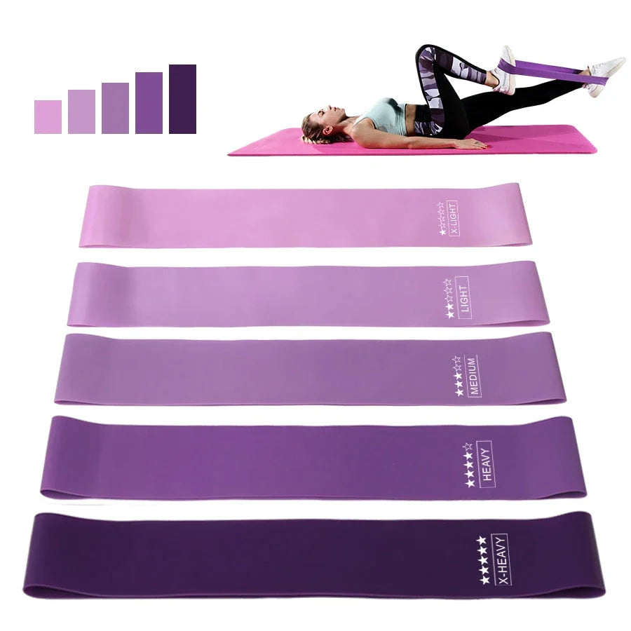 Premium multi-level resistance bands for full-body workouts, fitness, yoga, Pilates, and strength training in the UK