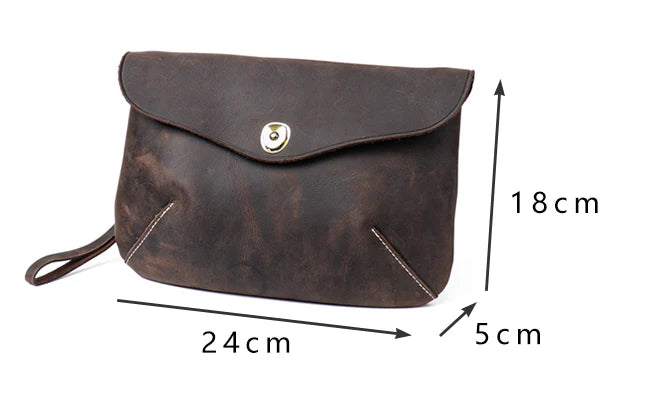 Premium handcrafted leather messenger bag in a classic British design, featuring a sturdy construction and spacious interior for the modern gentleman's everyday essentials.