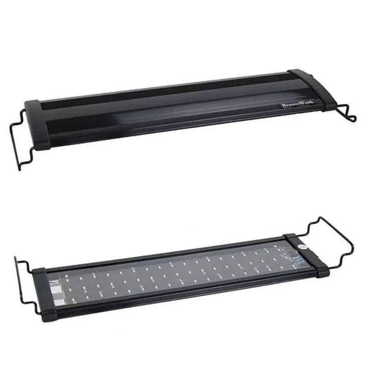 Premium LED aquarium lighting fixture with sleek black design and advanced features for enhancing the beauty of your underwater ecosystem