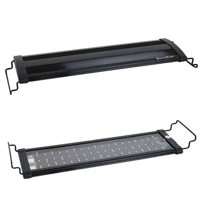 Premium LED aquarium lighting fixture with sleek black design and advanced features for enhancing the beauty of your underwater ecosystem