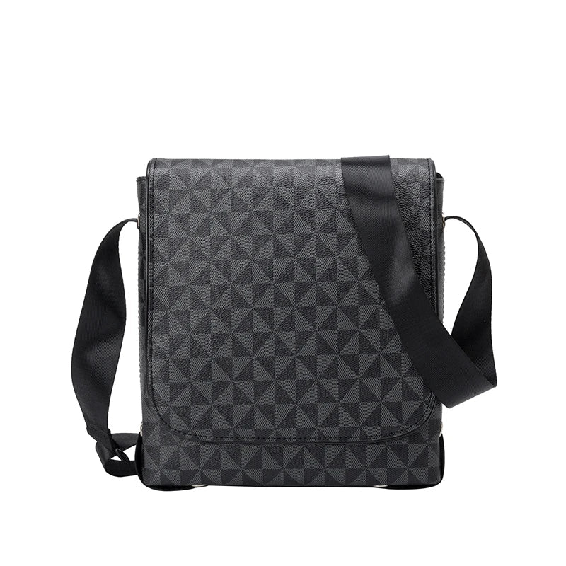Premium quality PU leather business commuter bag with multiple compartments and adjustable shoulder strap for organised and comfortable transportation of essentials