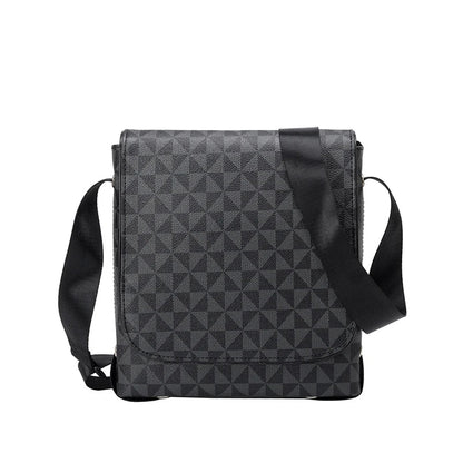 Premium quality PU leather business commuter bag with multiple compartments and adjustable shoulder strap for organised and comfortable transportation of essentials
