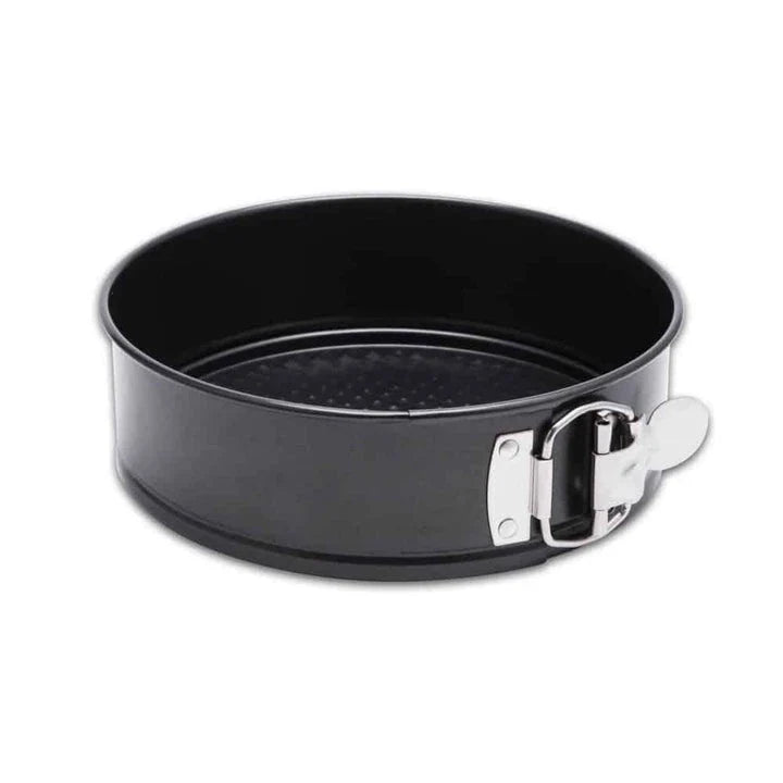 Premium carbon steel non-stick cake baking pan in small and large sizes, perfect for hassle-free baking in the UK