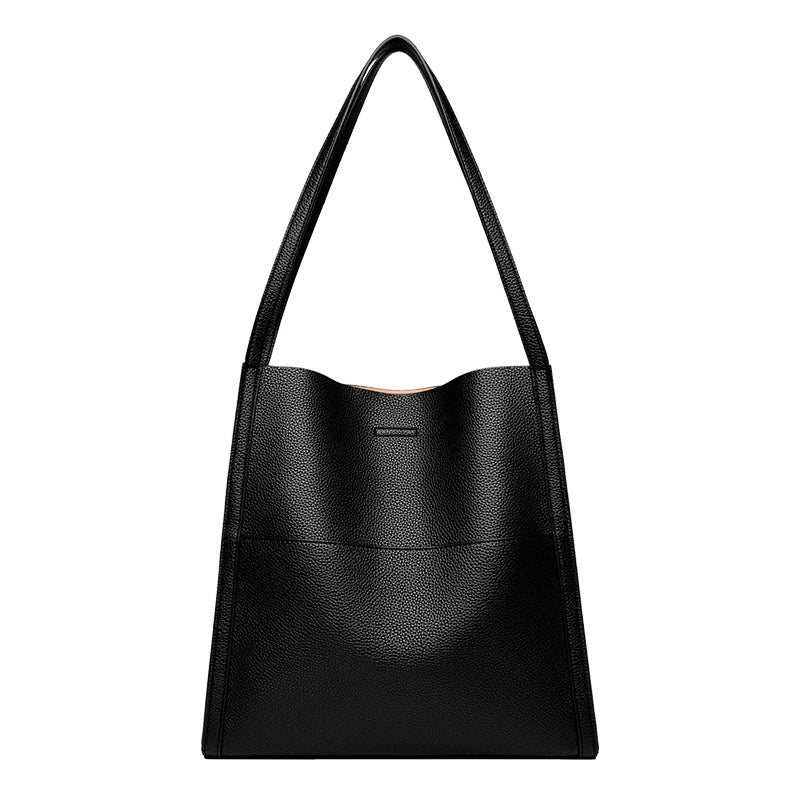Premium large capacity tote bag for women with three-dimensional pockets, soft PU material, and pillow-shaped design for comfortable commuting