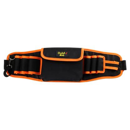 Premium Electrician's Tool Belt Organiser made from durable Oxford cloth with customisable tool slots and adjustable belt for hands-on tradespeople