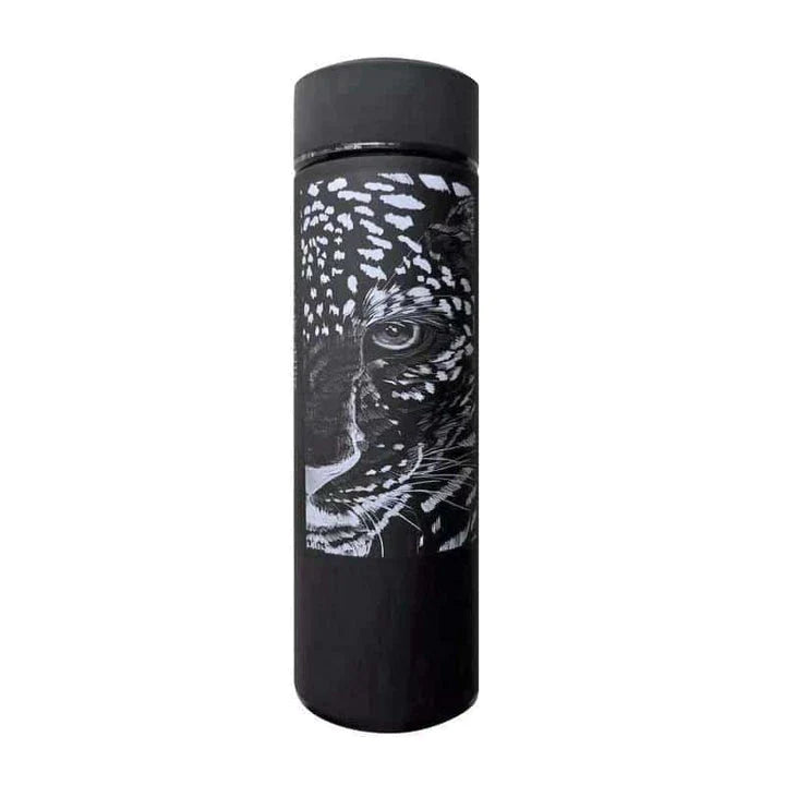 Premium Nordic-inspired stainless steel thermos flask with deer print design, perfect for keeping drinks hot or cold for up to 12 hours