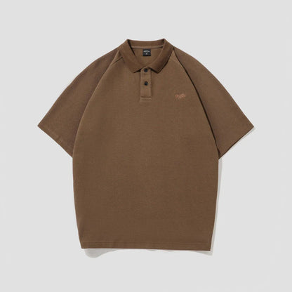 Stylish everyday raglan t-shirt for men in white, dark brown, and melange grey colours