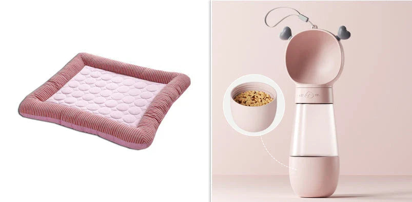 Cooling Dog Bed Mat: Comfortable and Breathable Pet Pad for Summer