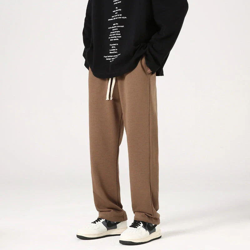 Premium loose-fit casual trousers in black, grey, and brown colours for everyday wear