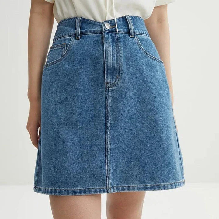 High Waist Denim Skirt for Women: Comfortable, Versatile, and Effortlessly Chic