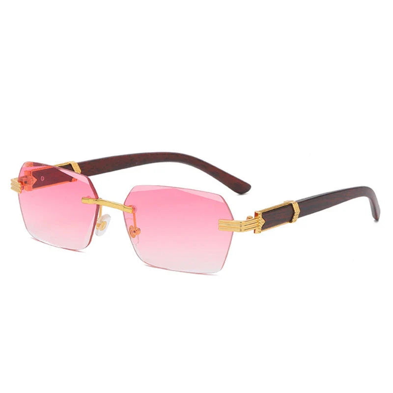 Rectangle fashion sunglasses with sleek, modern frames and mirror gradient lenses that provide UV400 protection.