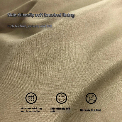 Premium waterproof cotton sleeping bag with envelope-style structure and brushed cloth lining for outdoor camping