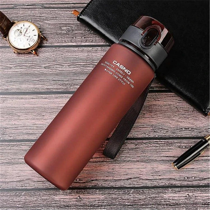 Premium BPA-free water bottle with leak-proof lid and thermal insulation to keep drinks hot or cold on-the-go