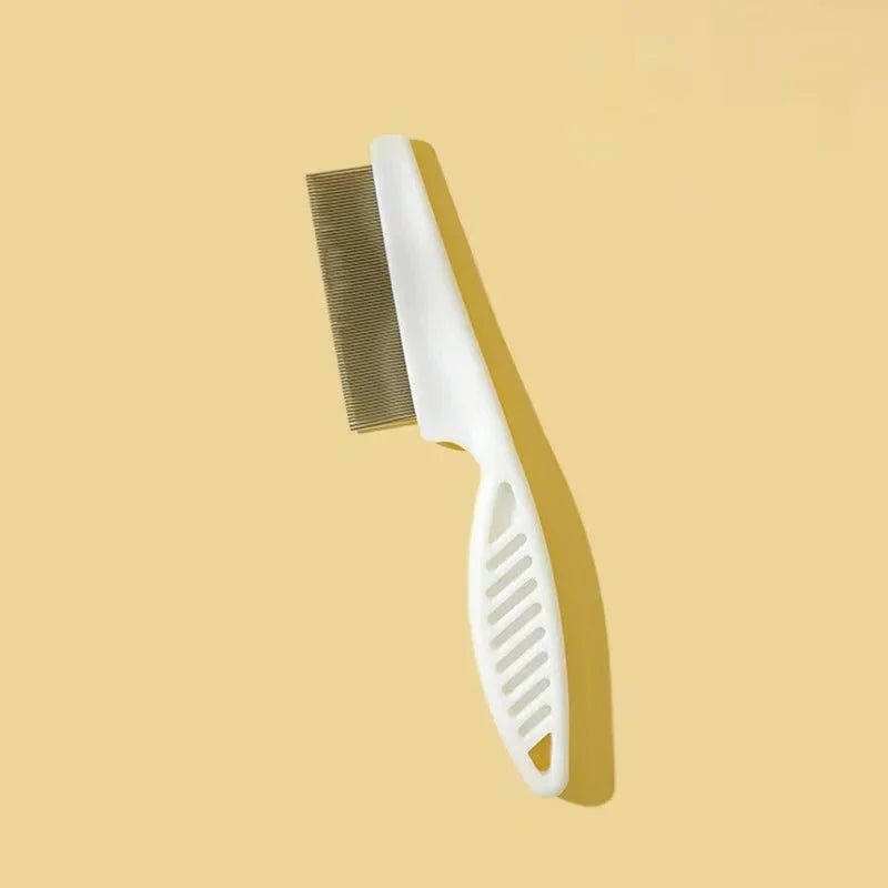Flea Comb for Cats and Dogs - Grooming Tool for Pest Removal and Massage