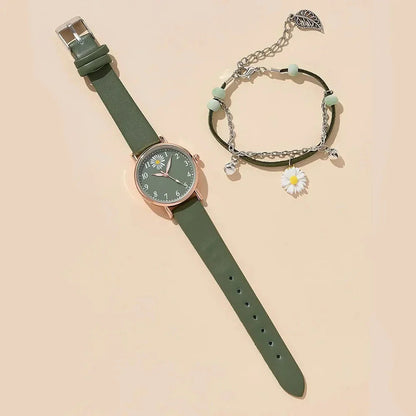Elegant leather quartz dress watch for women featuring a sophisticated design, alloy case, and secure buckle clasp