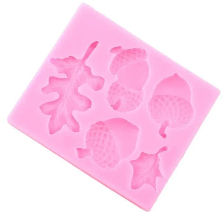 Premium silicone Autumn Forest Cake Decorating Mould with intricate seasonal design