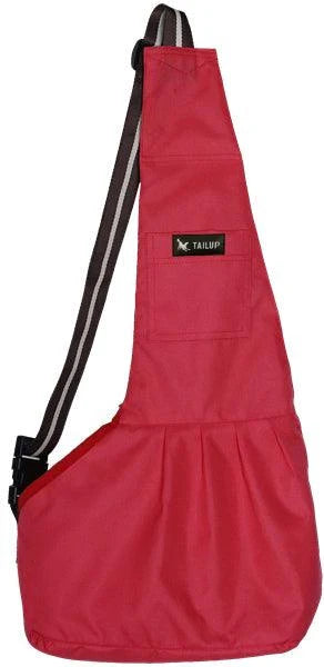 Premium pet carrying sling bag with mesh ventilation, adjustable straps, and reinforced bottom for small dogs and cats up to 6 kg