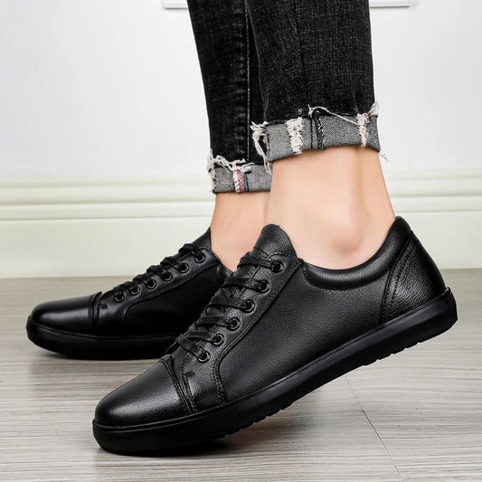 Trendha's stylish viscose trainers with a distinctive spot pattern, offering British-crafted comfort and versatile casual style.