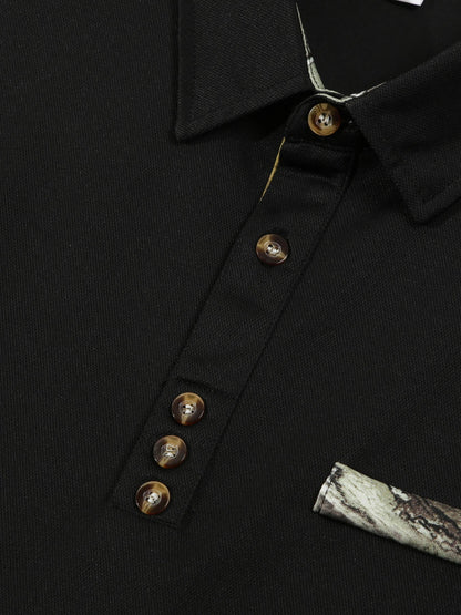 Premium short-sleeve sports shirt for men, featuring a button-down design and breathable, durable polyester fabric