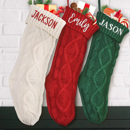 Premium hand-embroidered Christmas socks in a variety of festive colours, featuring intricate machine embroidery for a touch of traditional British charm.