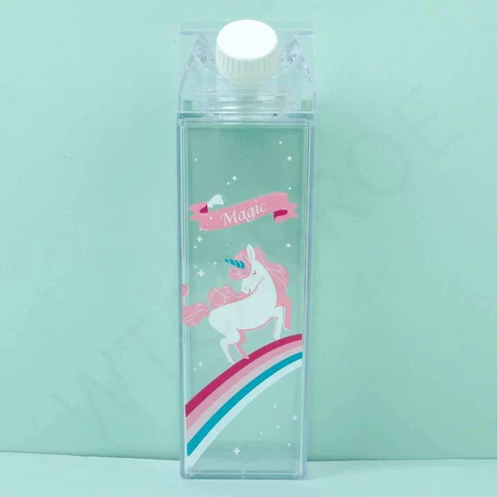 Premium transparent water bottle made with eco-friendly materials, featuring a crystal-clear design and durable construction for everyday hydration